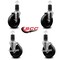 Service Caster 5'' Phenolic Wheel Swivel 1-5/8'' Expand Stem Caster Set 2 Brakes, 4PK SCC-EX20S514-PHS-2-TLB-2-158 - alternate 4